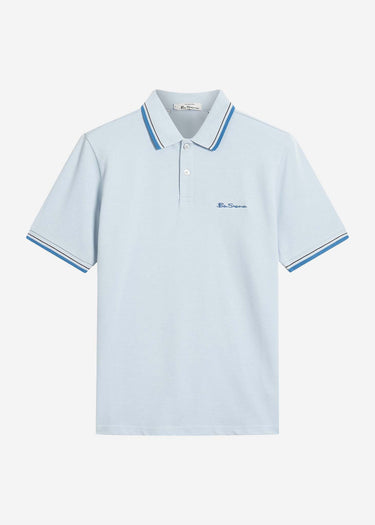 Ben Sherman Polo's Signature pique polo - ice blue