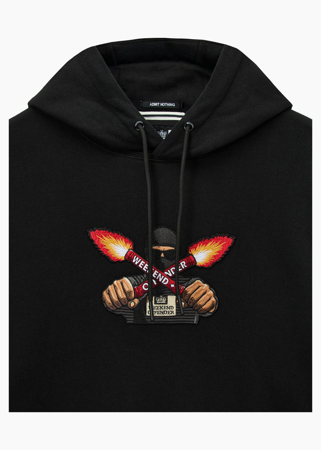 Weekend Offender Hoodies Fulgar hoodie - black