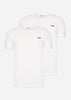 Fila T-shirts  Brod tee 2 pack - bright white 