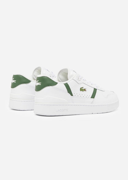 Lacoste Schoenen  T-clip set - white dark green 