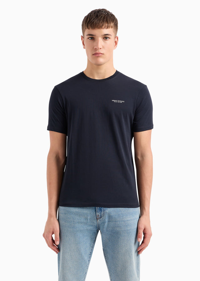 Armani Exchange T-shirts Regular fit t-shirt - navy