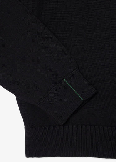 Lacoste Truien Regular fit crew neck sweater - black
