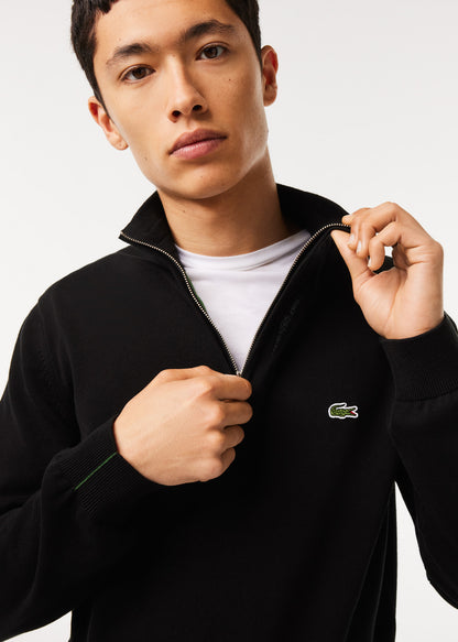 Lacoste Truien  Zip sweater - black 