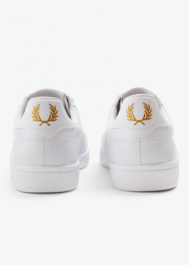 Fred Perry Schoenen  B721 leather - white gold 