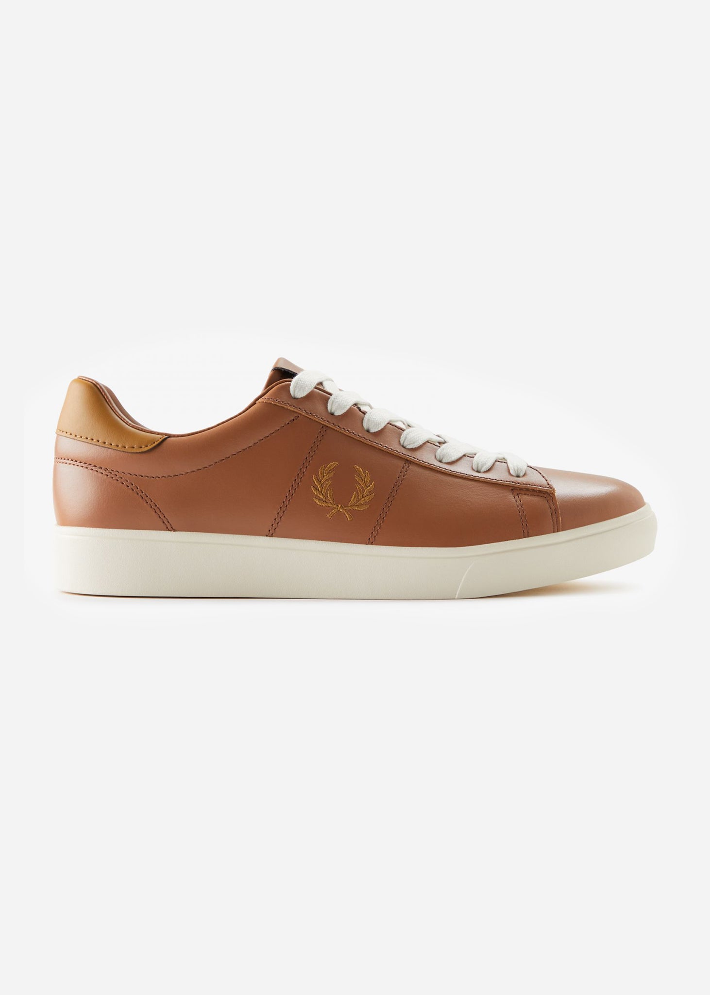 Fred Perry Schoenen  Spencer leather - dark tan dark caramel 