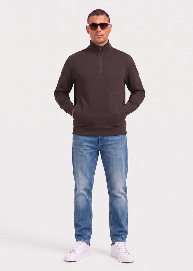 Hugo Boss Sweaters Ze smallzip - brown