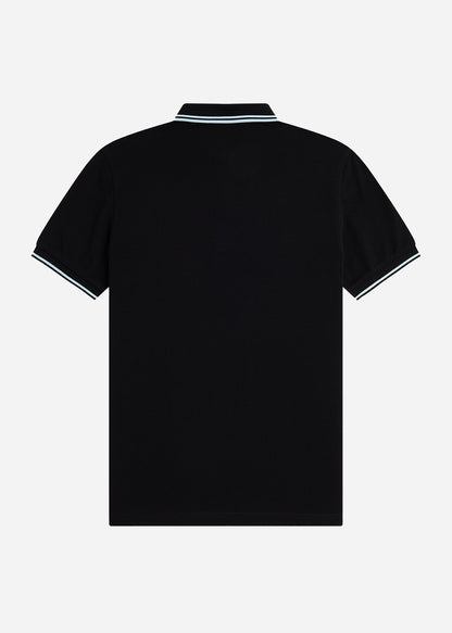 Fred Perry Polo's  Twin tipped fred perry shirt - black light ice 