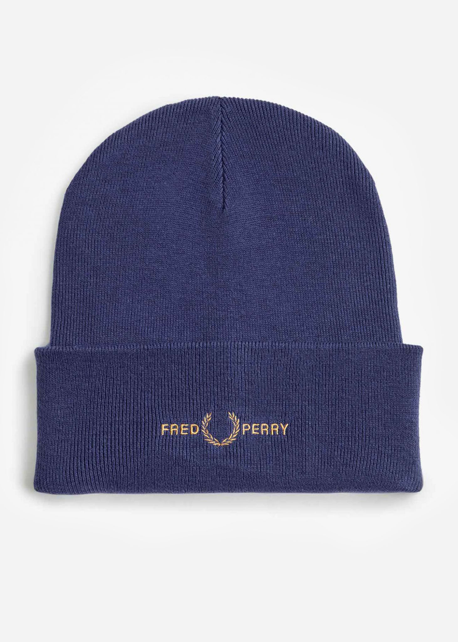 Fred Perry Mutsen  Graphic beanie - fch nvy drk crml 