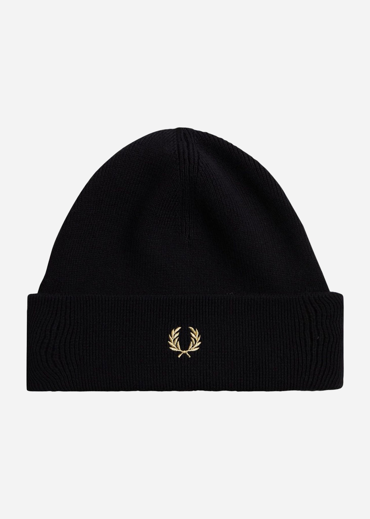 Fred Perry Mutsen  Classic beanie - black champagne 