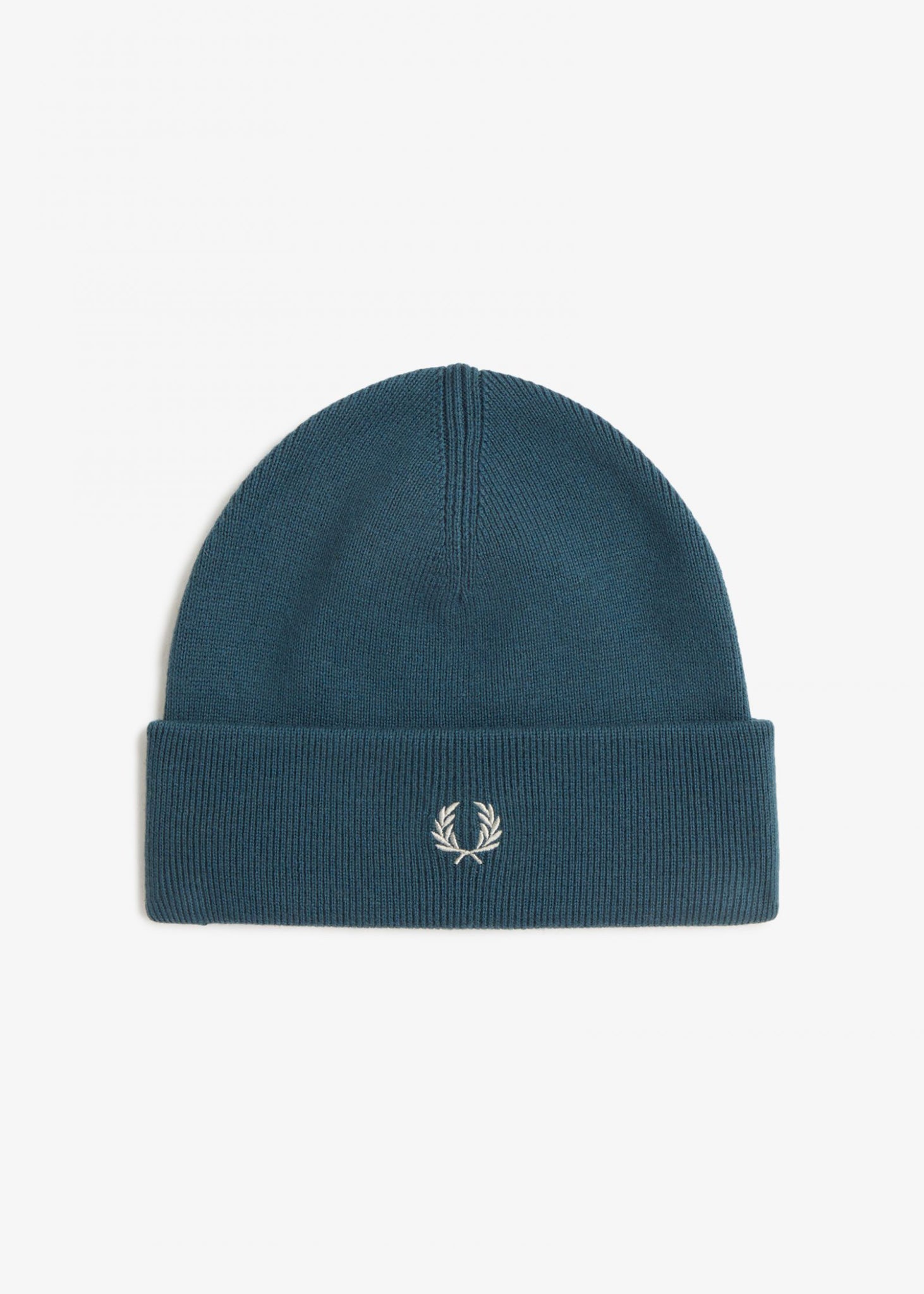 Fred Perry Mutsen  Classic beanie - petrol light oyster 