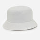 Pique bucket hat - snow white black