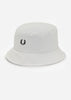 Fred Perry Bucket Hats  Pique bucket hat - snow white black 