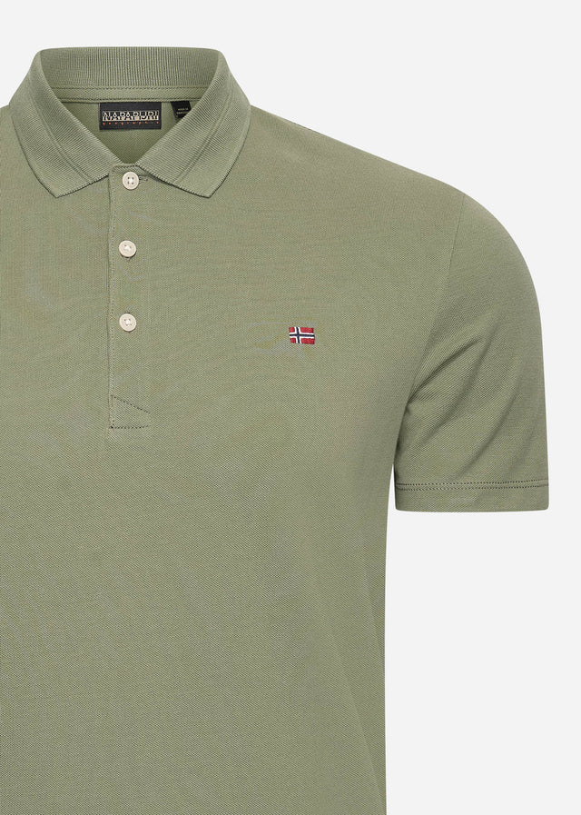 Napapijri Polos  Ealis ss sum - green lichen 
