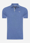 Barbour Polo's  Tartan pique polo - chambray marl 