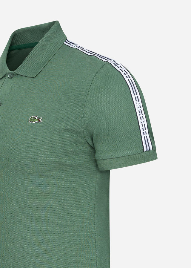 Lacoste Polos  Contrast stripe polo - sequoia 