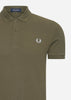 Fred Perry Polo's  Plain fred perry shirt - unigreen lghtice 