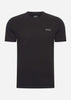 Barbour International T-shirts  Small logo tee - black pewter 