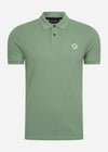 MA.Strum Polo's  SS pique polo - loden frost 