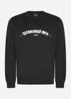 Lyle & Scott Truien  Established 1874 graphic crew neck sweatshirt - jet black 