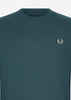 Fred Perry Truien  Crew neck sweatshirt - petrol blue 