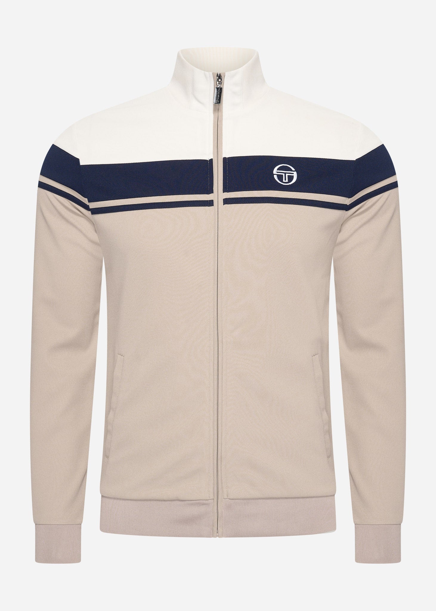 Sergio Tacchini Vesten  Damarindo track top - light white 