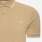 Fred Perry Polo's  Twin tipped fred perry shirt - warmstone oatml 