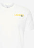 Lacoste T-shirts  Lacoste backprint tee - white 