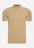 Fred Perry Polo's  Twin tipped fred perry shirt - warmstone oatml 