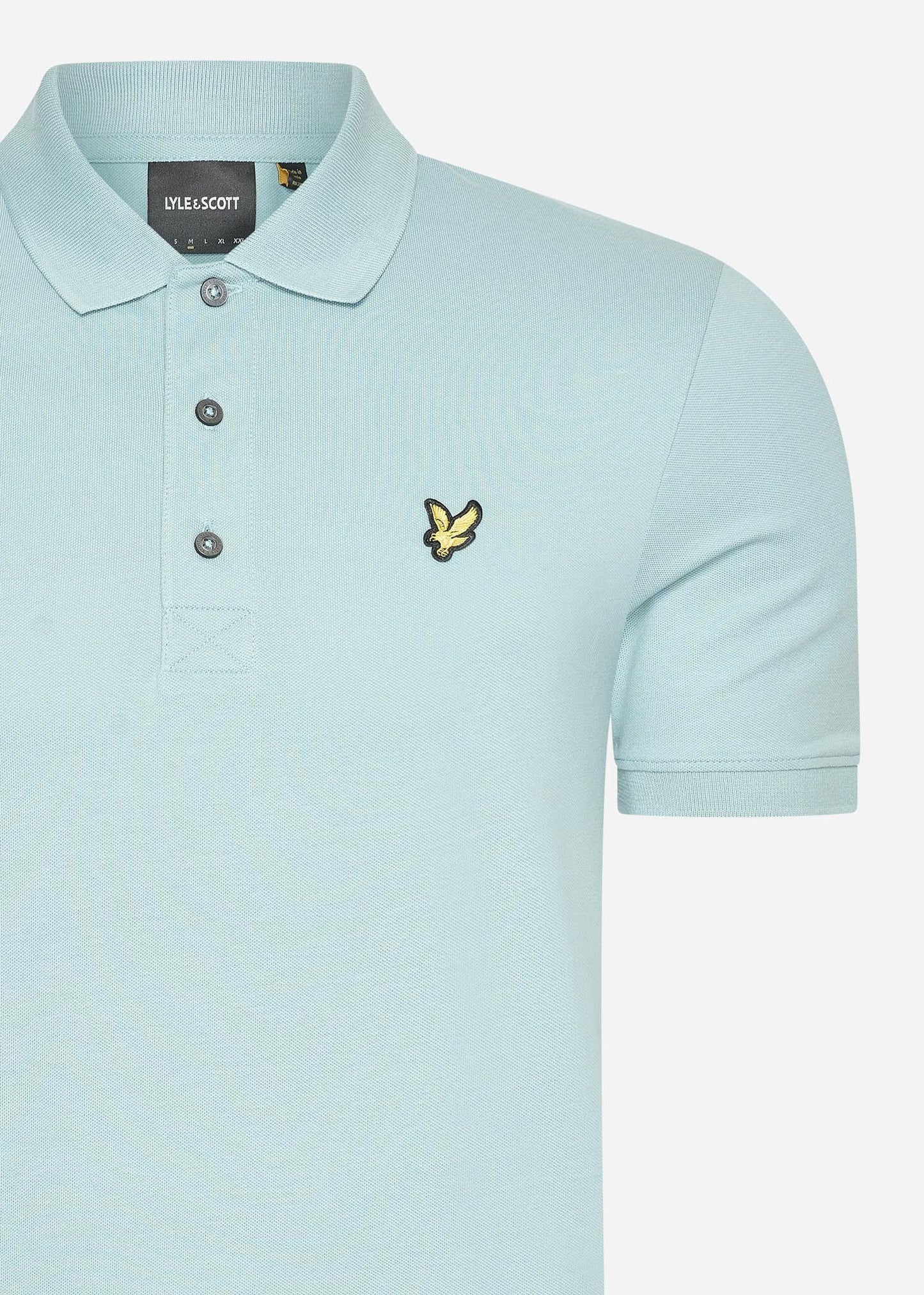 Lyle & Scott Polo's  Plain polo shirt - blue smoke 