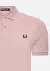 Fred Perry Polo's  Plain fred perry shirt - dusty rs pink black 