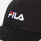 Fila Petten  Brasov 6 panel cap with linear logo strap back - black 