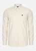 Lyle & Scott Overhemden  Plain flannel shirt - cove 