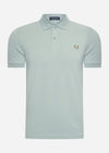 Fred Perry Polo's  Plain fred perry shirt - slvrblue dkcaram 