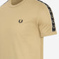 Fred Perry T-shirts  Contrast tape ringer t-shirt - warmstone oatml 