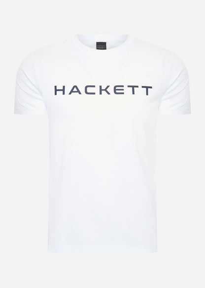 Hackett London T-shirts  Essential tee - white navy 