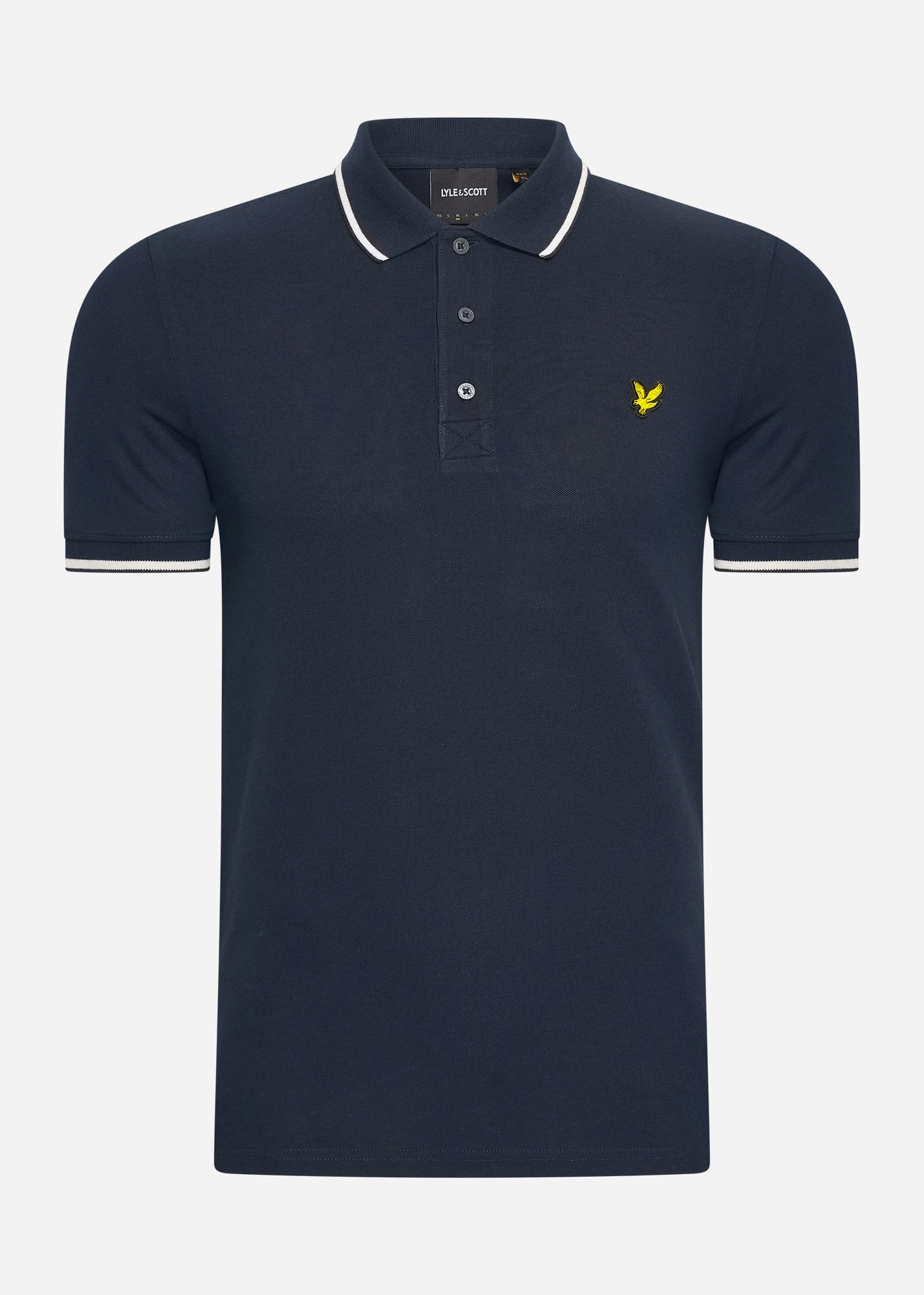 Lyle & Scott Polo's  Tipped polo shirt - dark navy chalk 