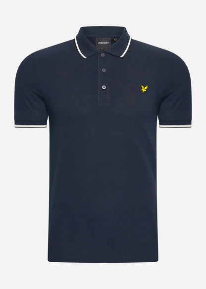 Lyle & Scott Polo's  Tipped polo shirt - dark navy chalk 