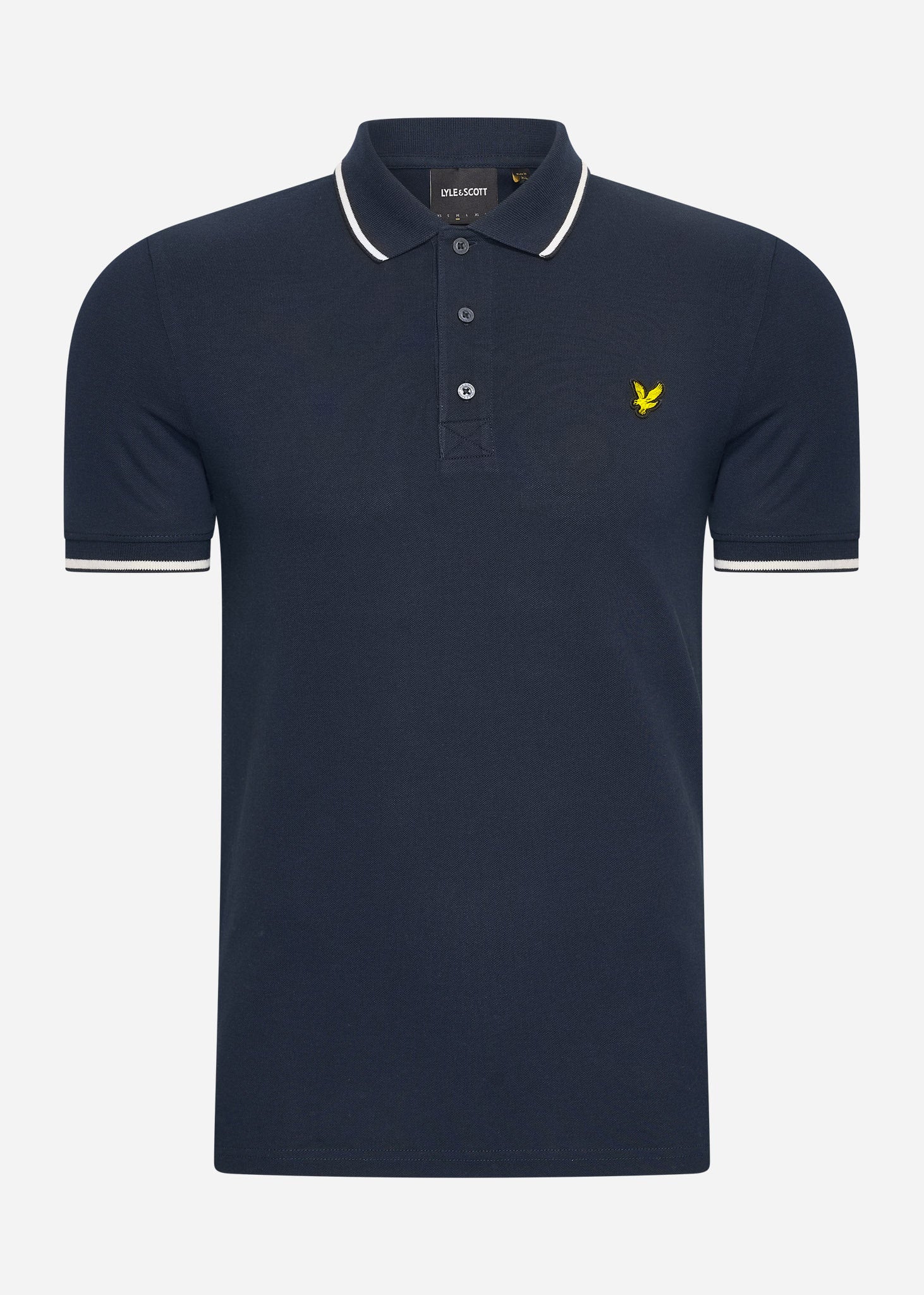 Lyle & Scott Polo's  Tipped polo shirt - dark navy chalk 