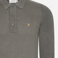 Farah Polo's  Sweater hamlet knit ls polo - charcoal 