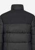 Lyle & Scott Jassen  Longline wadded puffer - jet black 