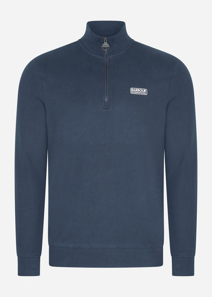 Barbour International Truien  Essential half zip sweat - international navy 