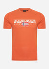 Napapijri T-shirts  Aylmer t-shirt - orange burnt 