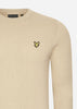 Lyle & Scott Truien  Cotton merino crew jumper - cairngorms khaki 