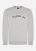 Lyle & Scott Truien  Established 1874 graphic crew neck sweatshirt - mid grey marl 