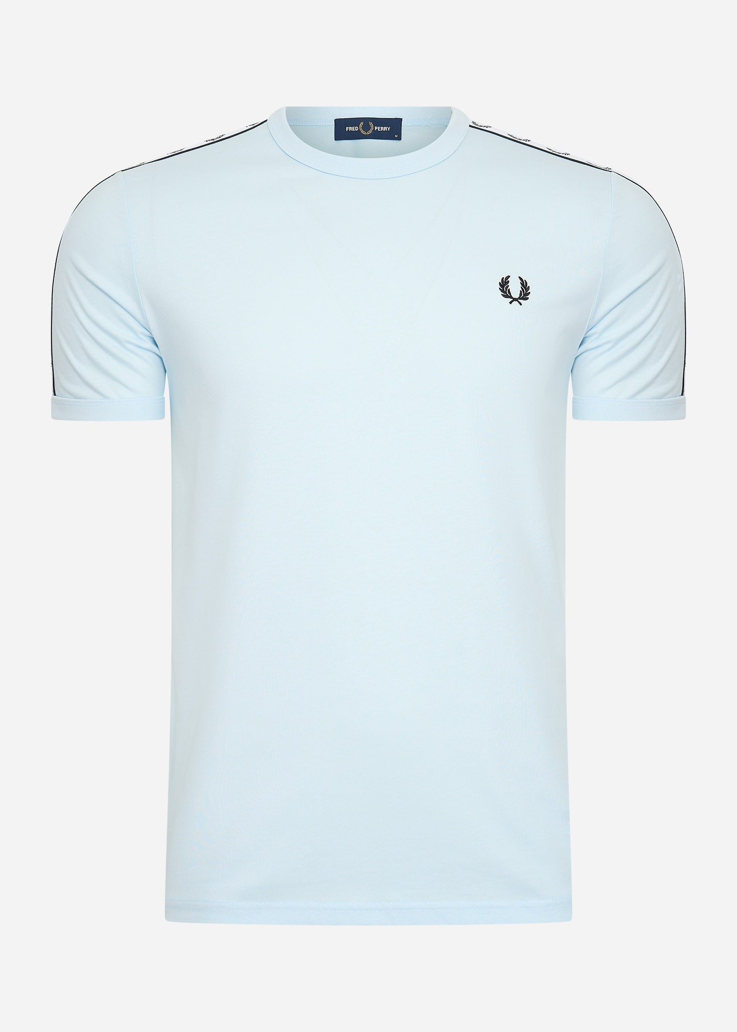 Fred Perry T-shirts  Taped ringer t-shirt - light ice 