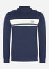 Sergio Tacchini Truien  Damarindo knit knit tutle neck - maritime blue gardenia 