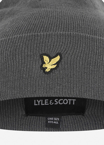 Lyle & Scott Mutsen  Beanie - mid grey marl 