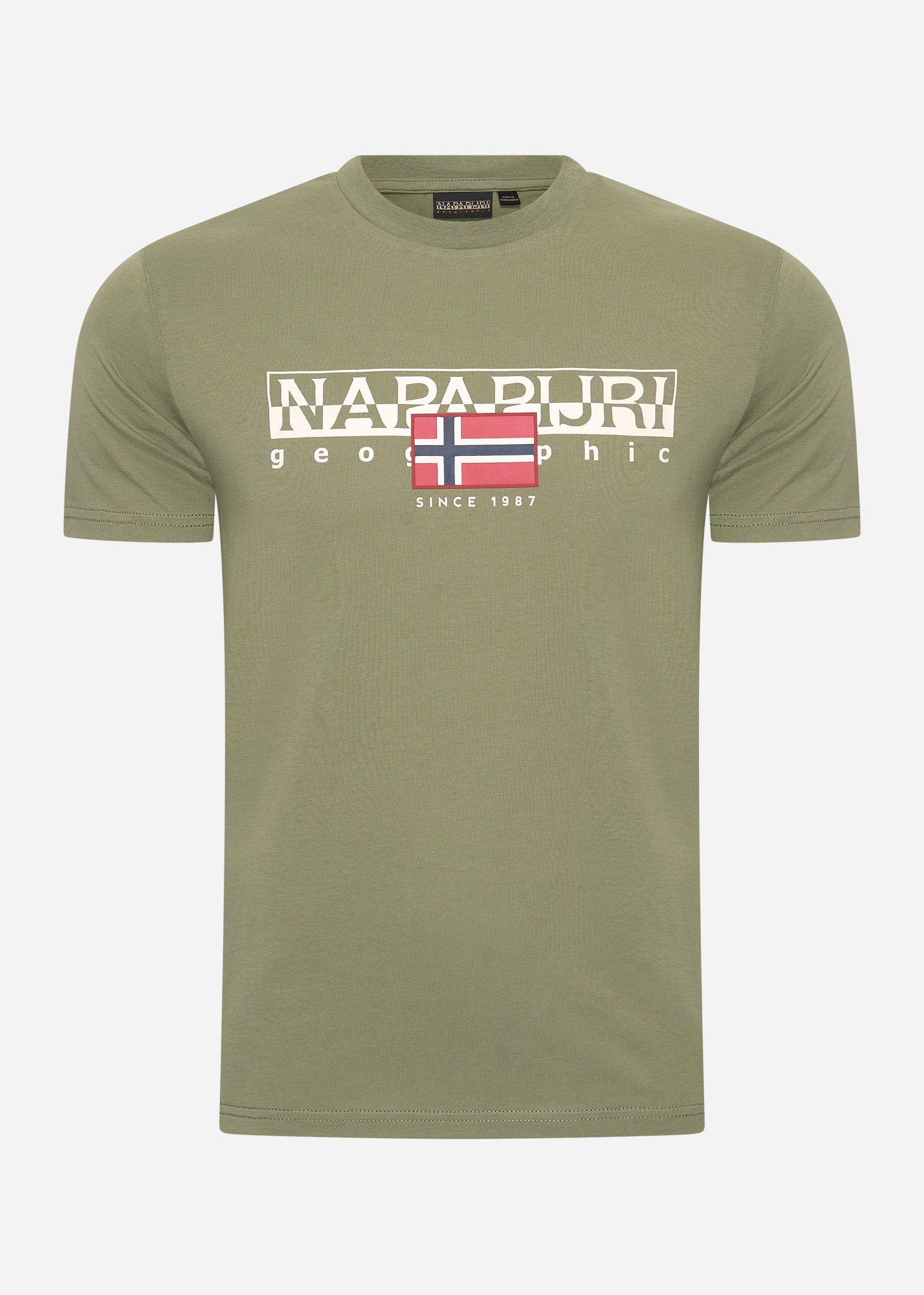 Napapijri T-shirts  Aylmer t-shirt - green lichen 