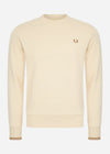 Fred Perry Truien  Crew neck sweatshirt - oatmeal 