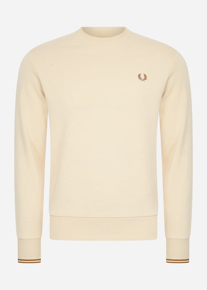 Fred Perry Truien  Crew neck sweatshirt - oatmeal 